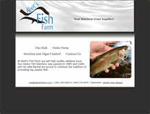 Tablet Screenshot of keetsfishfarm.com